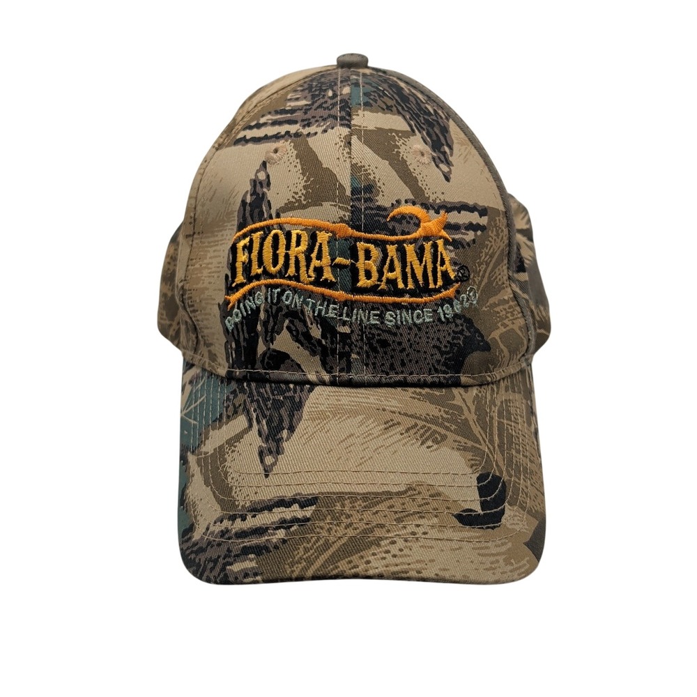Fahrenheit Hat Mens OSFM Camo Flora-Bama Lounge Baseball Cap Adjustable Strap